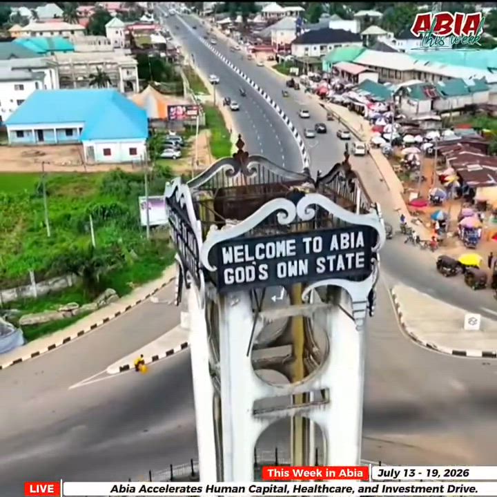 𝗧𝗛𝗜𝗦 𝗪𝗘𝗘𝗞 𝗜𝗡 𝗔𝗕𝗜𝗔 : 13 July 𝟮𝟬𝟮𝟲 – 19 July 𝟮𝟬𝟮𝟲

@highlight 
This week in Abia is a Compilation of k...