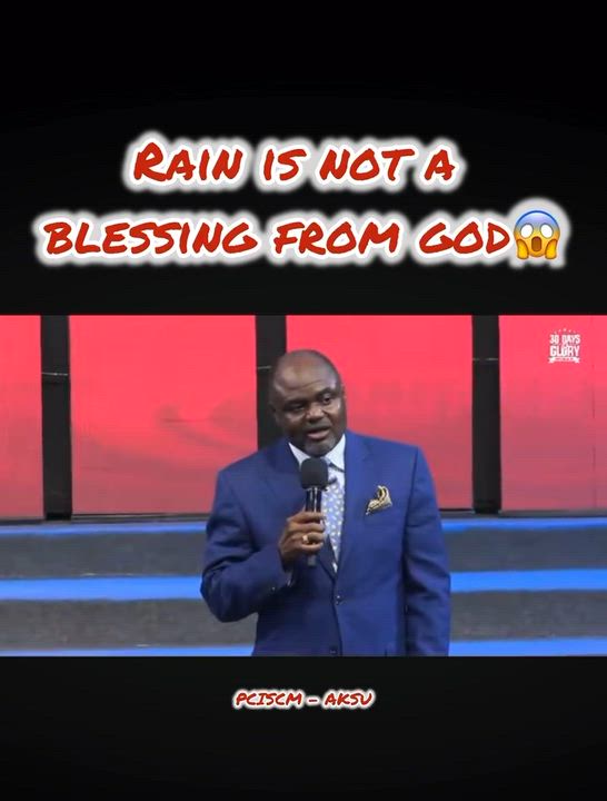 With All the destruction caused by rain around the world, Is rain a blessing from God?

Listen to #A...