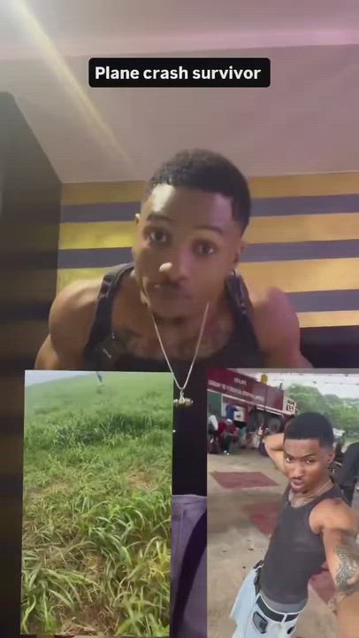 PLANE CRASH SURVIVOR 

#LekeeLekee #Viral #Trending #Nigeria