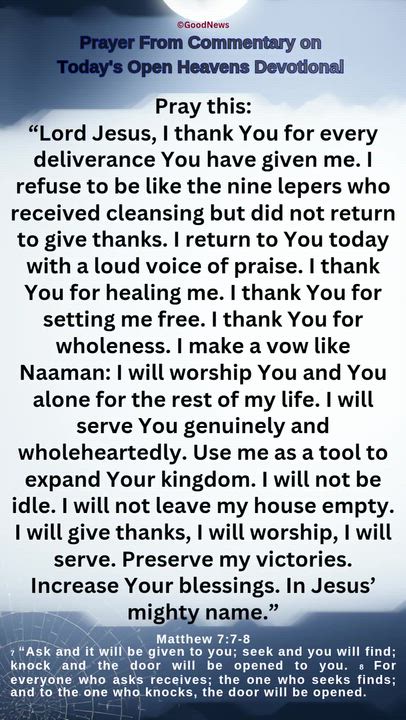 #PrayerFromCommentaryOnTodaysOpenHeavensDevotionalbyPastorEAAdeboye 
1 John 5:14-15 Voice
We live in...