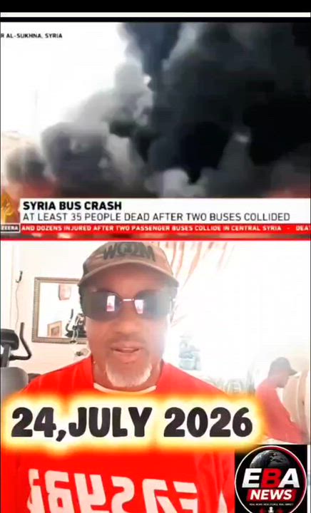 Two Buses Collide and Crash in Syria