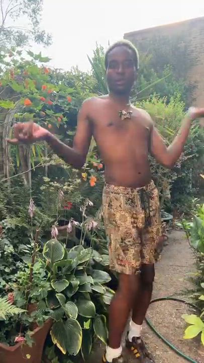 Baby Oku is saying Happy Sunday