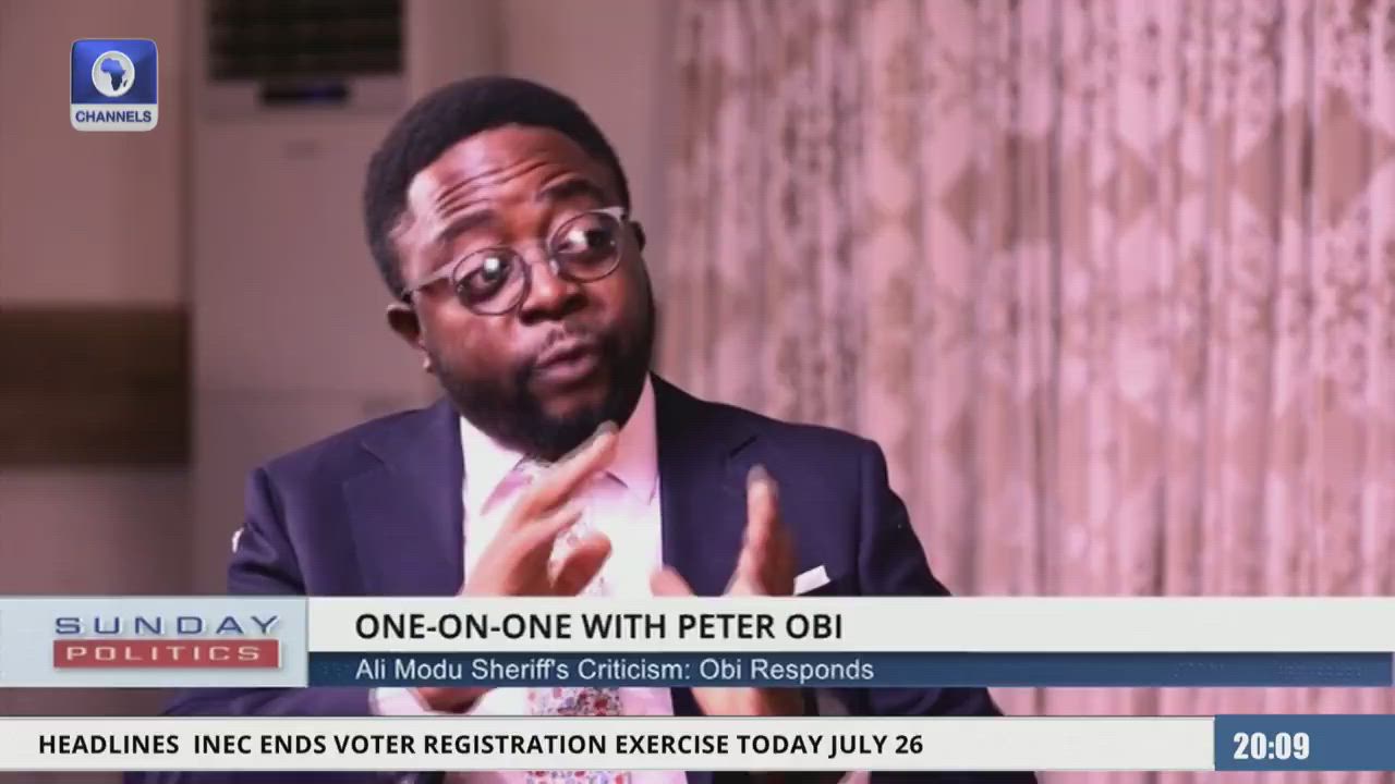 I Will Never Divide Nigeria, I Will Unite Nigeria. I Will Show Love to Every Part of Nigeria- Peter...