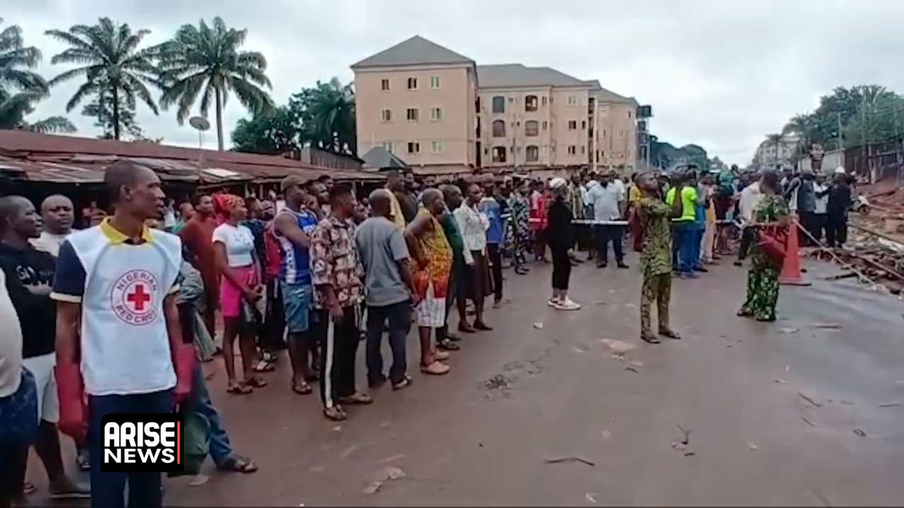 THREE-STOREY BUILDING COLLAPSE IN ANAMBRA

Rescue operation ongoing at the collapsed three-storey st...