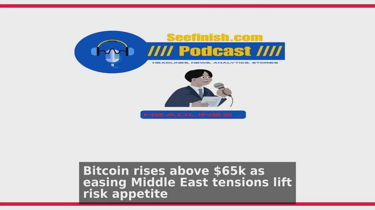 Top 10  Cryptocurrency  headlines 🙄🚀 discussions:
1. Bitcoin rises above $65k as easing Middle Eas...