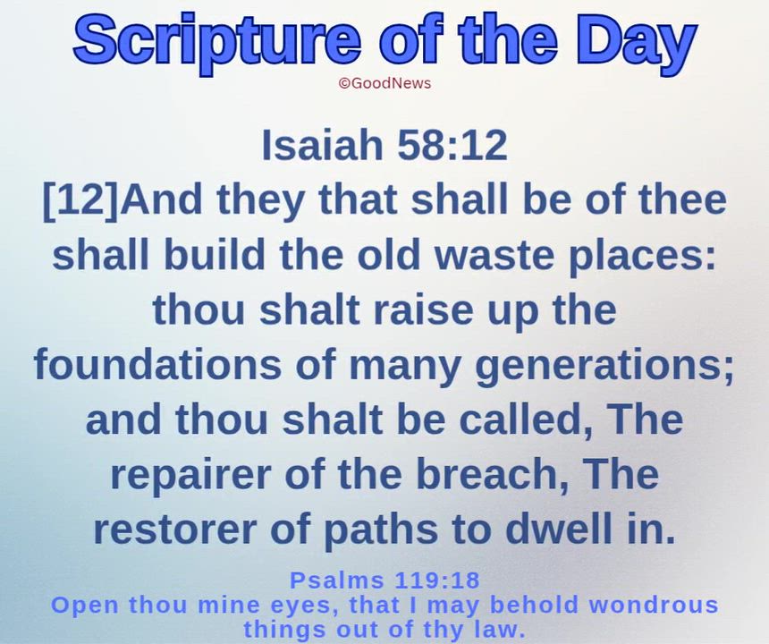 #ScriptureDelight
Meditate and act positively on the Word, and where applicable, pray and make your...