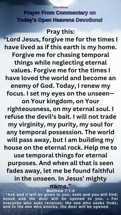 #PrayerFromCommentaryOnTodaysOpenHeavensDevotionalbyPastorEAAdeboye 
1 John 5:14-15 Voice
We live in...