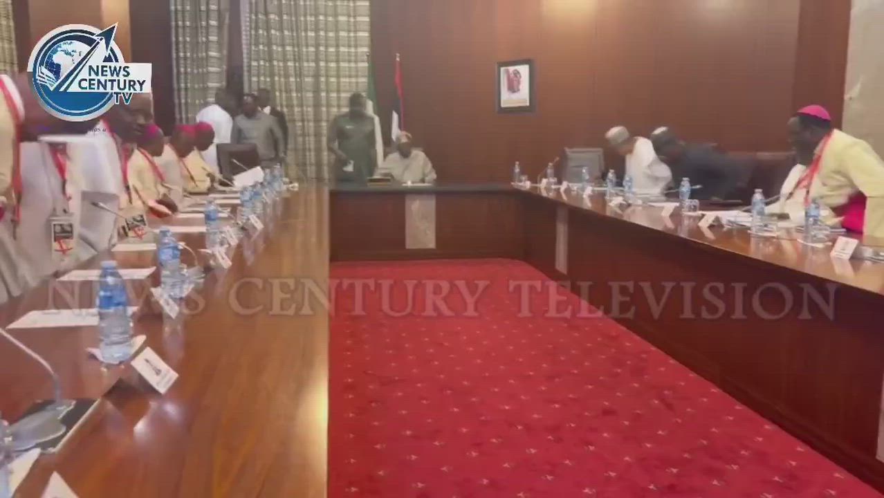 Video of Catholic Bishops Visit to President Tinubu, Led By Bishop Matthew Man-Oso Ndagoso, The Arch...