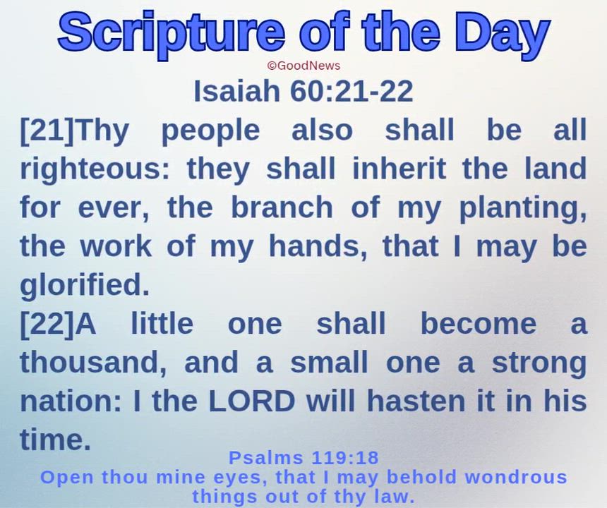 #ScriptureDelight
Meditate and act positively on the Word, and where applicable, pray and make your...