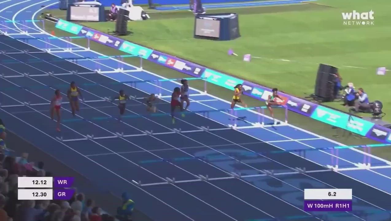 Though windy, superstar Tobi Amusan🇳🇬 dropped the fastest time ever run at the Commonwealth Games in...