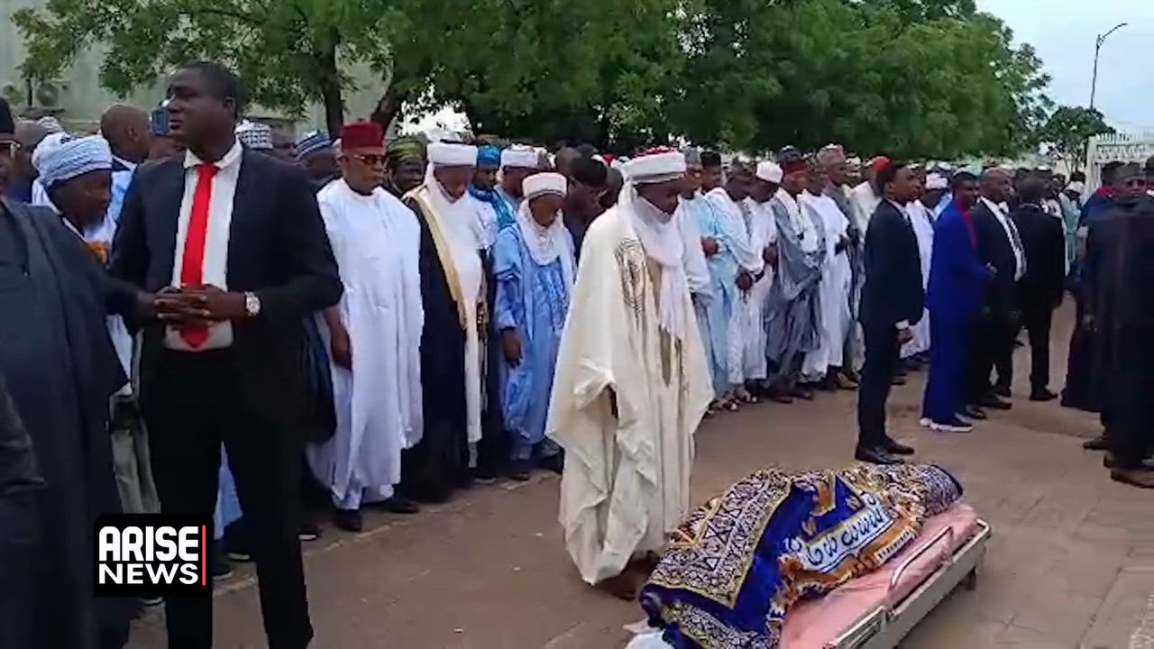 VICE-PRESIDENT KASHIM SHETTIMA LED THE FEDERAL GOVERNMENT DELEGATION TO THE FUNERAL OF FORMER NIGERI...