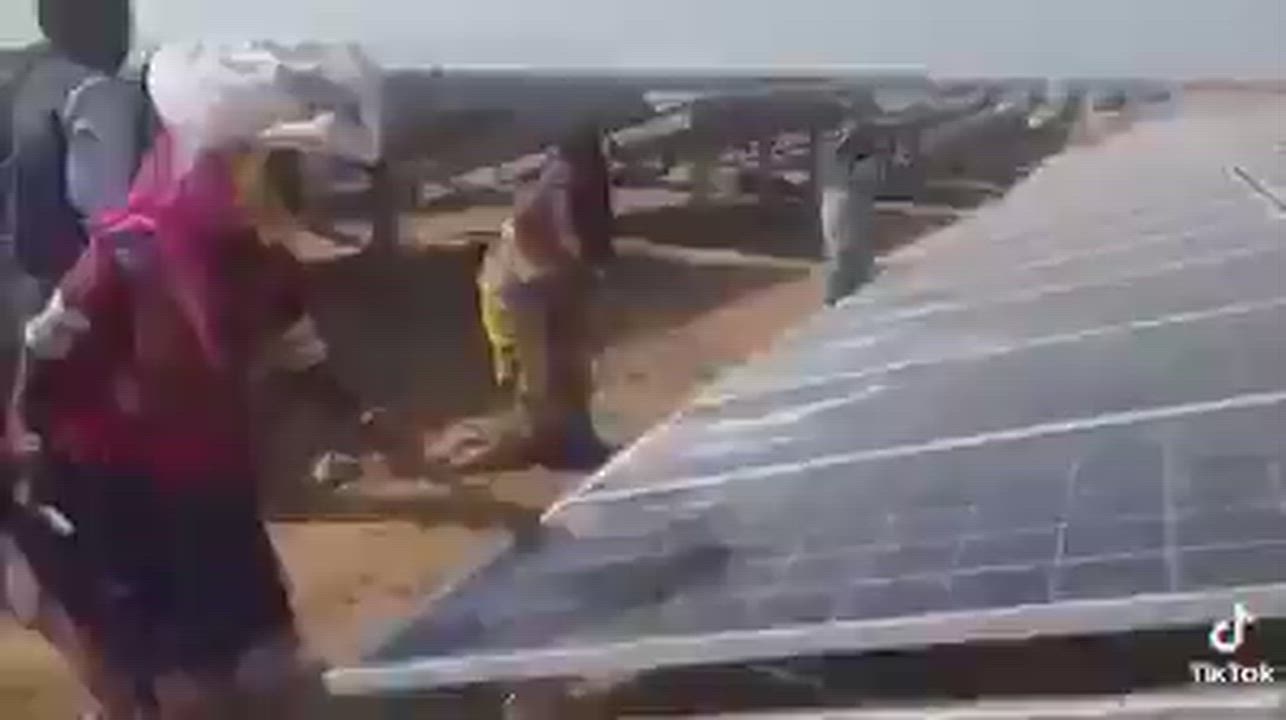 #DEMSAY INFO
How? 
Villagers are destroying solar panels because they believe the panels are stoppin...