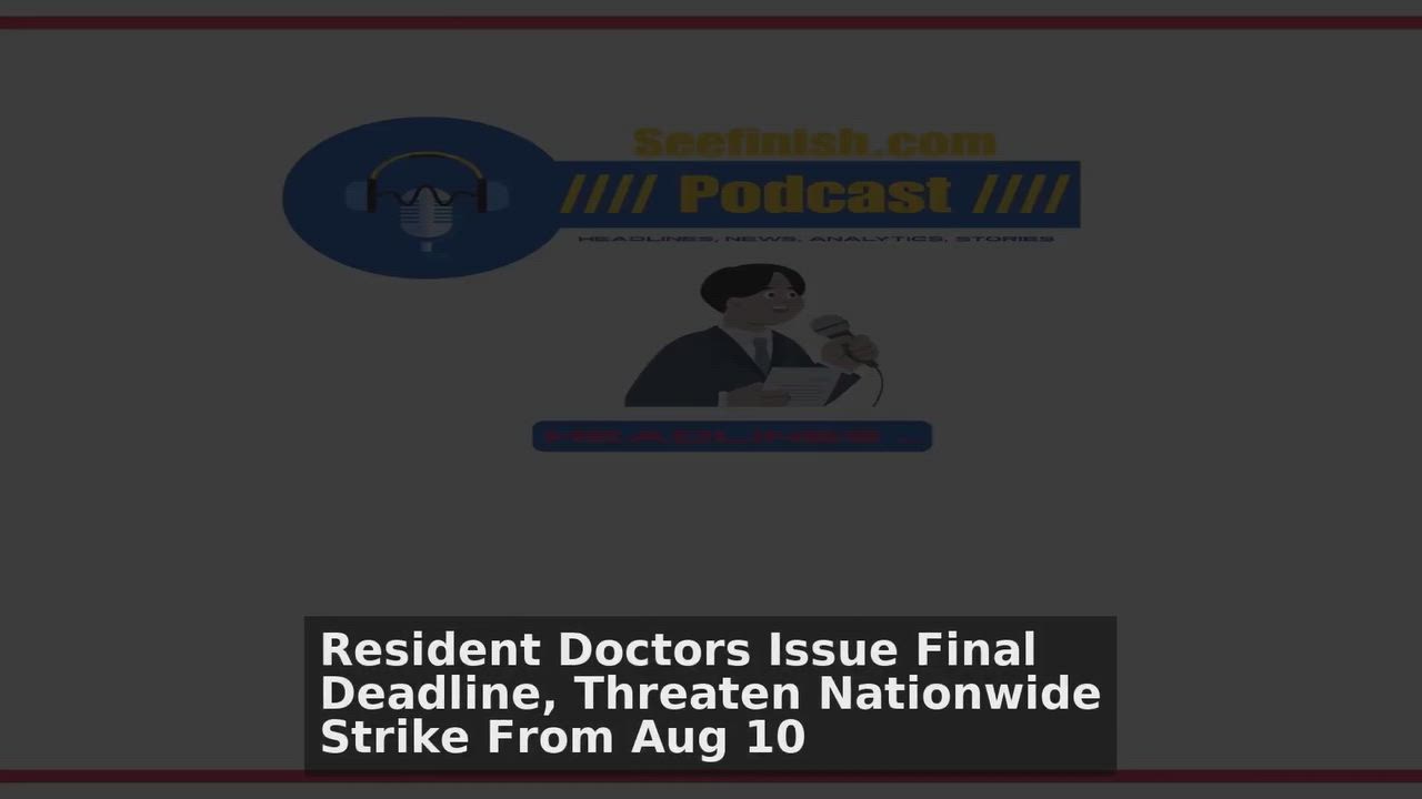 Top 10  Nigeria  headlines 🙄🚀 discussions:
1. Resident Doctors Issue Final Deadline, Threaten Nati...