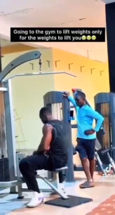 chop better no be poor man dey gym