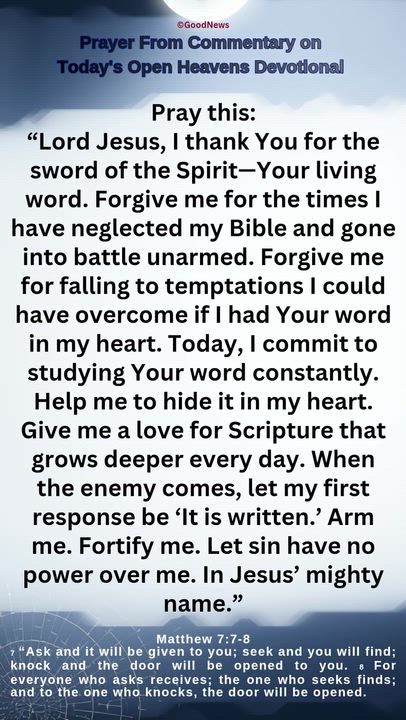 #PrayerFromCommentaryOnTodaysOpenHeavensDevotionalbyPastorEAAdeboye 
1 John 5:14-15 Voice
We live in...