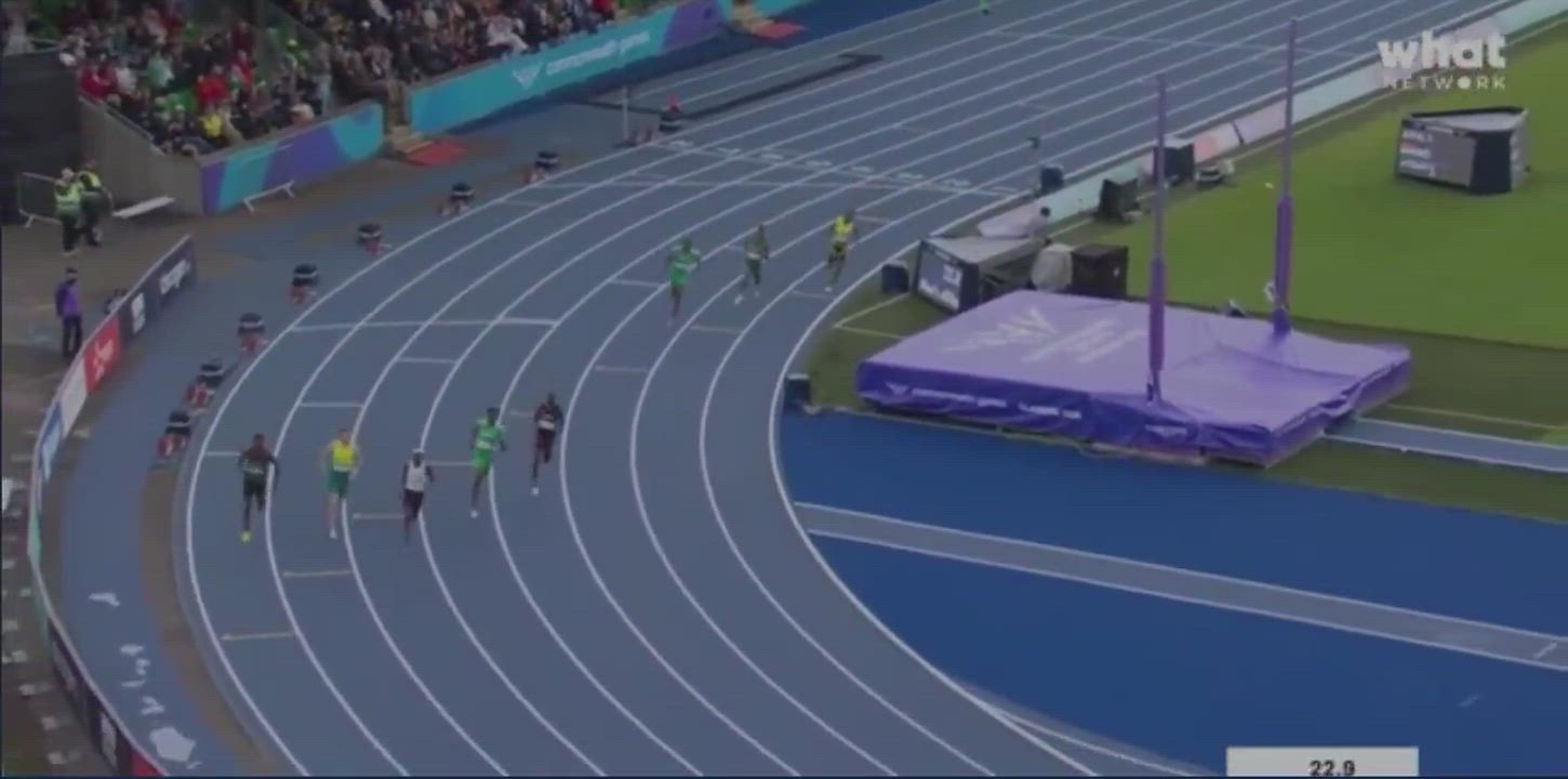 Nigerian sprinter Samuel Ogazi🇳🇬 made history at the #Glasgow2026 Commonwealth Games, winning GOLD🥇...