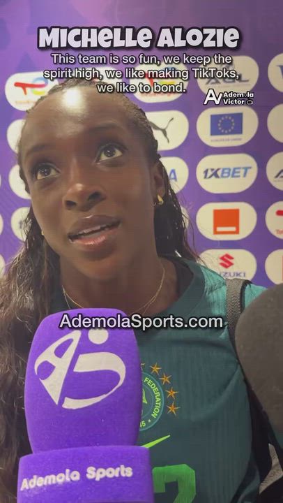 #SuperFalcons star defender Michelle Alozie has played down her individual achievement in favor of c...