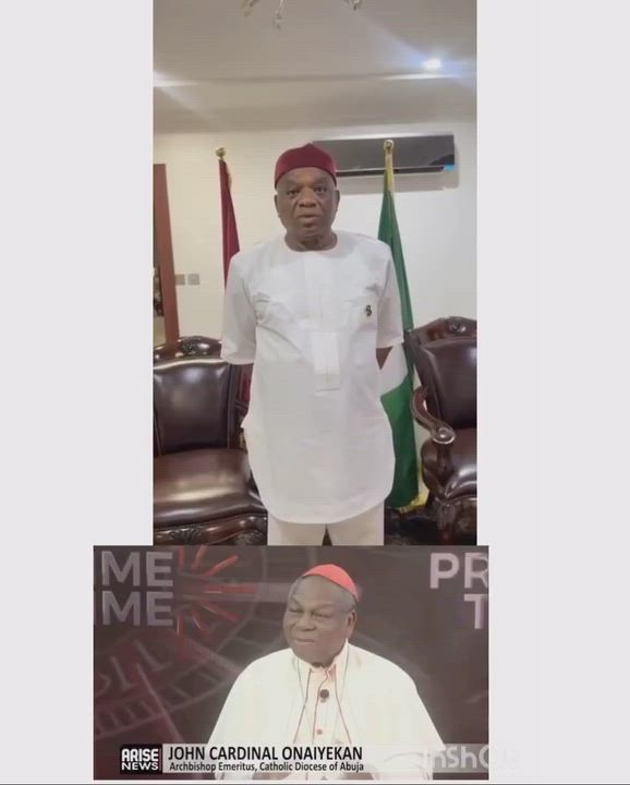 Senator Orji Uzor Kali spoke on the Catholic Bishop's submission about the economy and insecurity si...