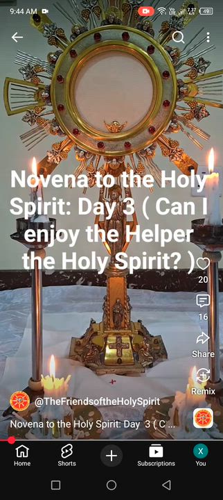 Listen and let the holy Spirit help you