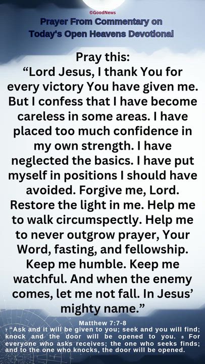 #PrayerFromCommentaryOnTodaysOpenHeavensDevotionalbyPastorEAAdeboye 
1 John 5:14-15 Voice
We live in...