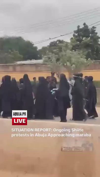 Ongoing Shiite protests at maraba a satellite town close to Abuja