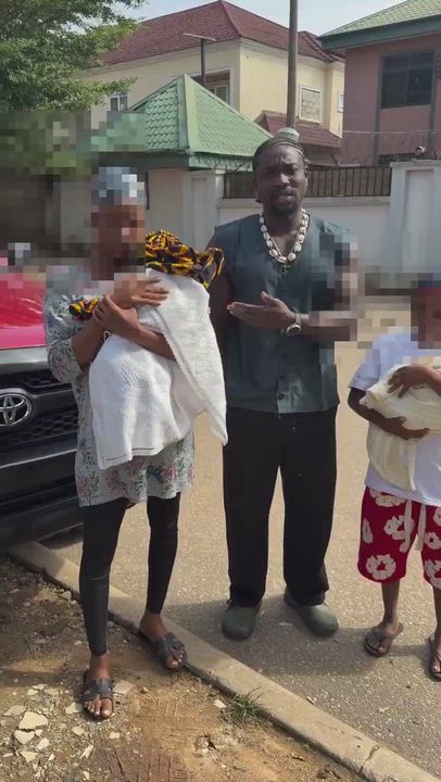 Verydarkman gives 500k to women he helped recover their babies that was sold to start up their lives...
