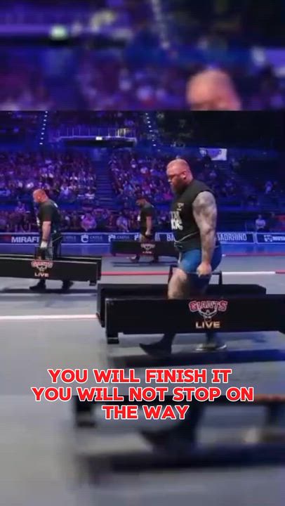 YOU WILL NOT END HALFWAY.