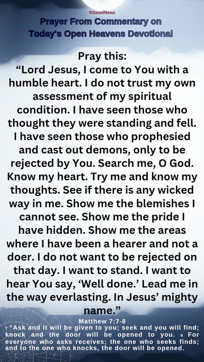 #PrayerFromCommentaryOnTodaysOpenHeavensDevotionalbyPastorEAAdeboye 
1 John 5:14-15 Voice
We live in...