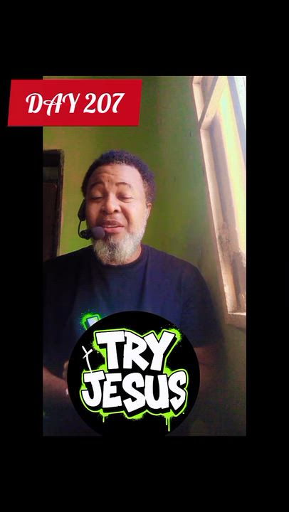DAY 207 of 365 Reasons in 365 Days Why You Should try Jesus 

 Because God Is More Interested in You...