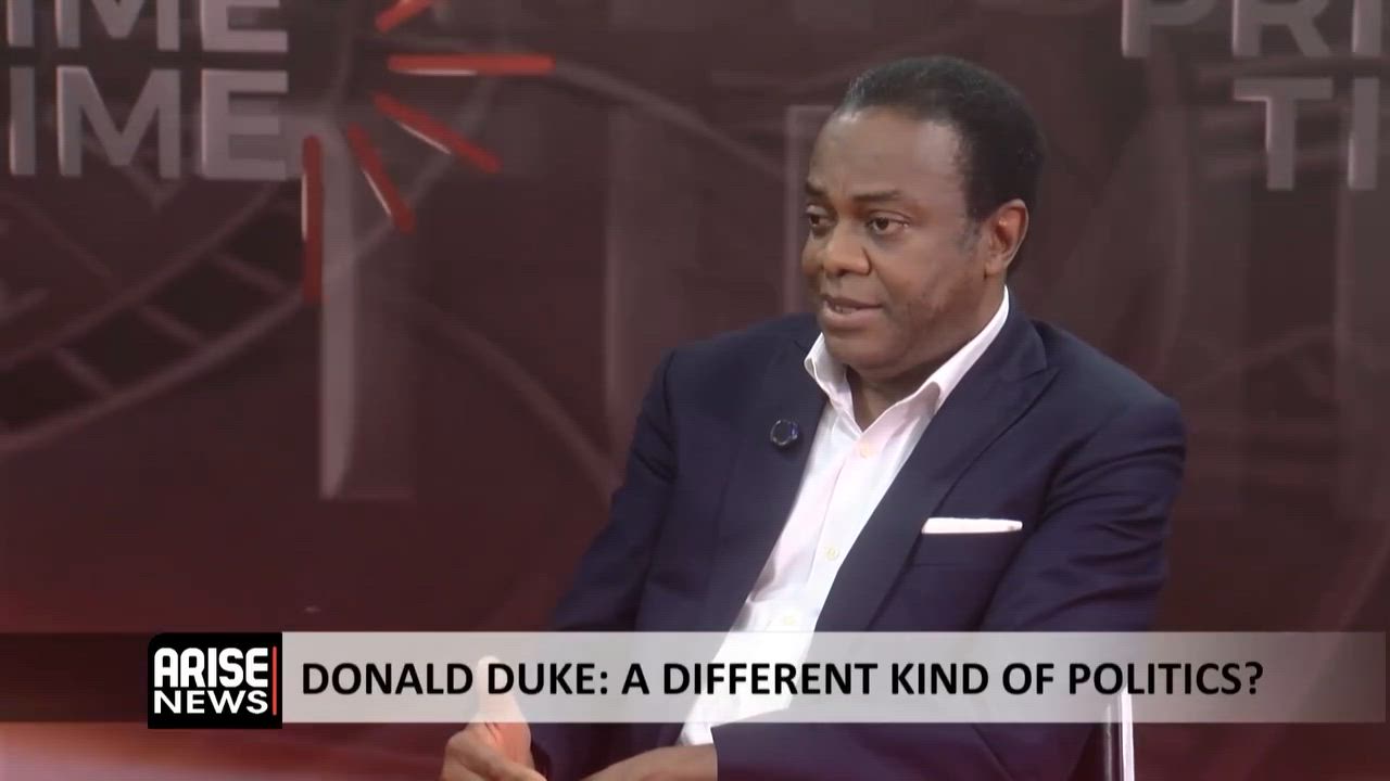 I Returned to Politics Because of the Urgency of Where We Are in Nigeria Today; Disaster Is Looming...