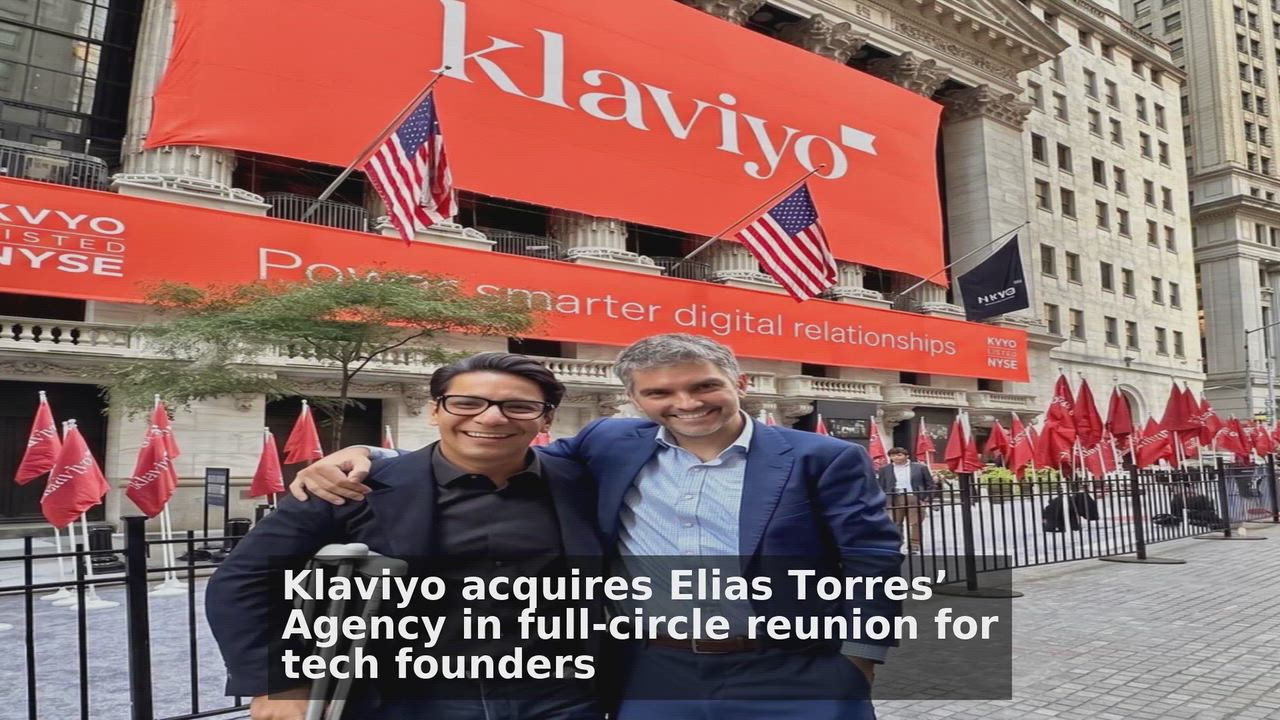 Top 10  Technology  headlines 🙄🚀 discussions:
1. Klaviyo acquires Elias Torres’ Agency in full-cir...