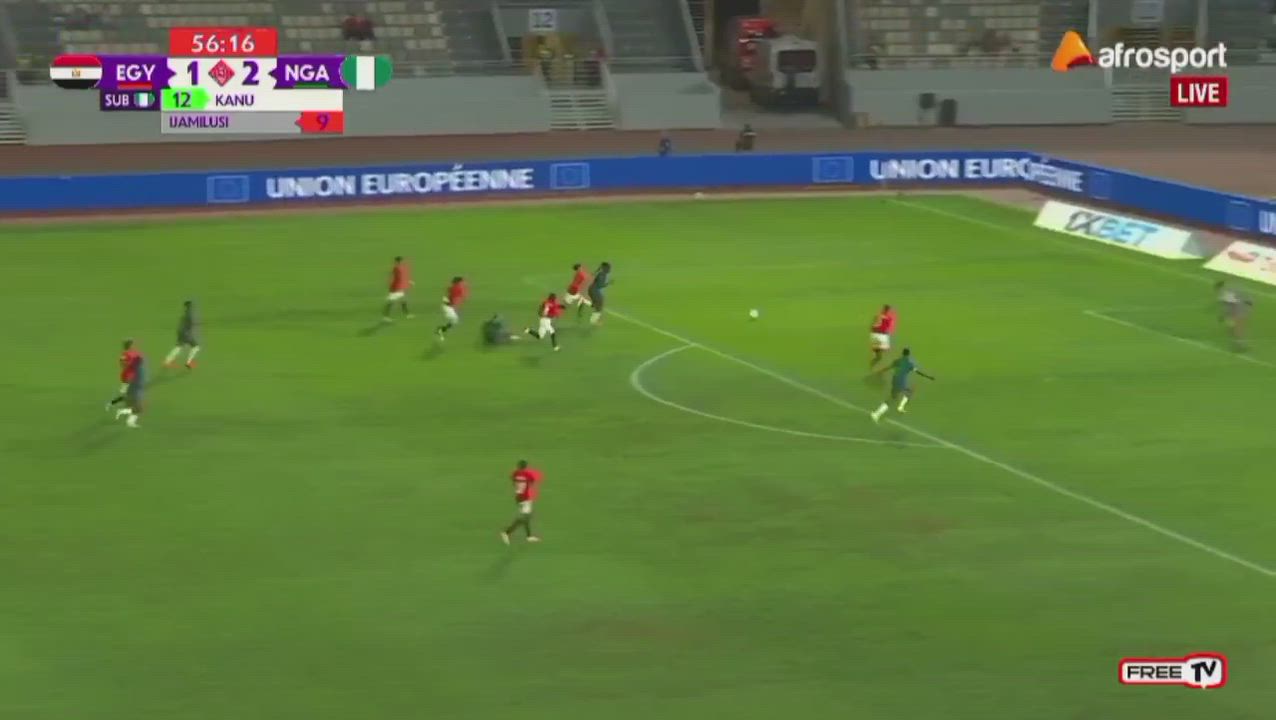 GOAL! Uchenna Kanu with an instant impact to help the Super Falcons restore their two-goal cushion....
