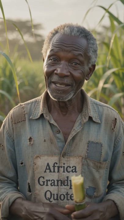 Africa Grandpa Quote. 
Follow for more