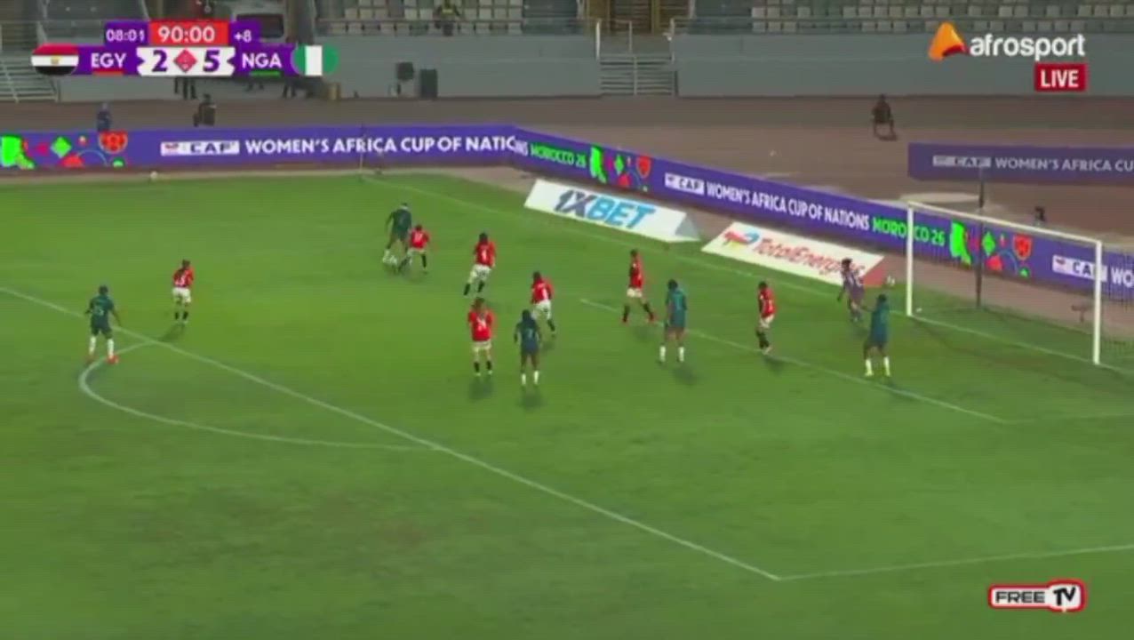 ⏱️98': GOALLLLL! JOY OMEWA GETS HER FIRST EVER WAFCON GOAL! ⚽🔥

🇪🇬 Egypt 2 - Nigeria 6 🇳🇬

Gift Mo...