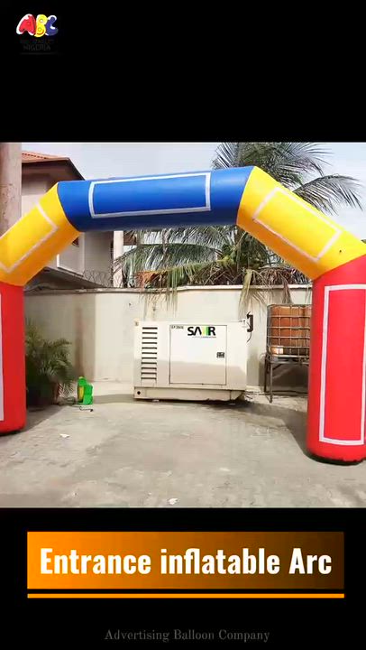 Contact us for your innovative Inflatable Entrance Arcy suitable for all your events..

+23470502084...
