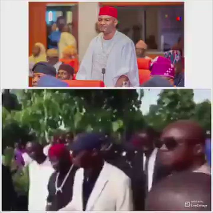 Video of Senator Peter Nwebonyi Campaigning Across a River  With No Bridge in Ebonyi State. Nigerian...