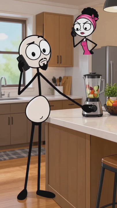 The Blender Was His Alibi… Until His Son Exposed Him.

#StickmanComedy #FunnyShorts #ComedyShorts
