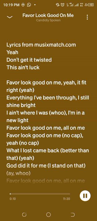 Favor look good on me
