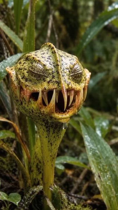 The Carnivorous Plant That Eats Butterflies.
‎
‎A curious butterfly drifts too close to a carnivorou...