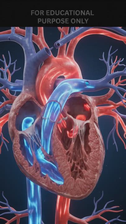 WATCH THIS 3D ANIMATION #HumanAnatomy #HeartHealth #MedicalAnimation