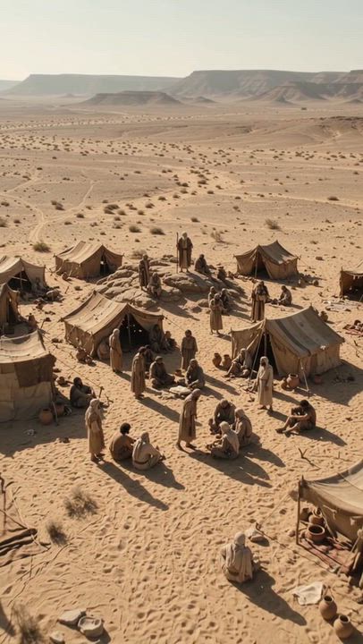 God sent a great wind, and quail covered the camp of Israel. A powerful reminder of God’s provision...