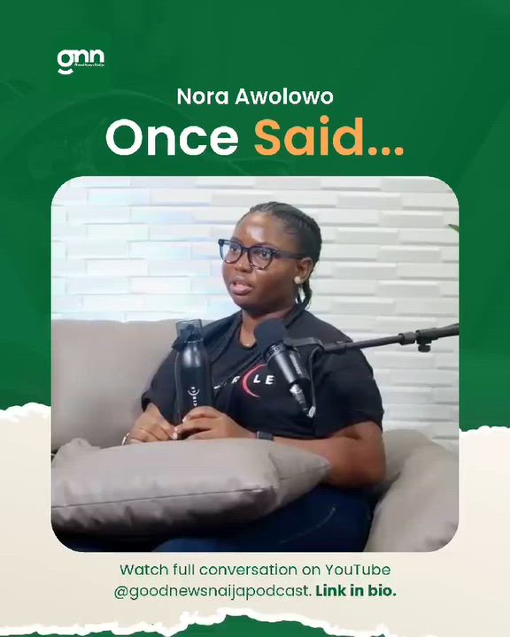 Throwback to our conversation with Nora Awolowo.

Full video on YouTube @goodnewsnaijapodcast. Link...