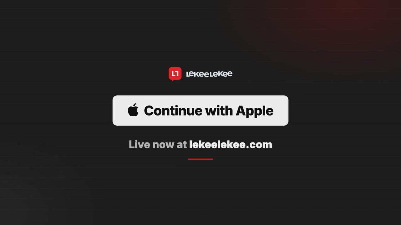You ask and you shall receive. Apple SSO, live on web.