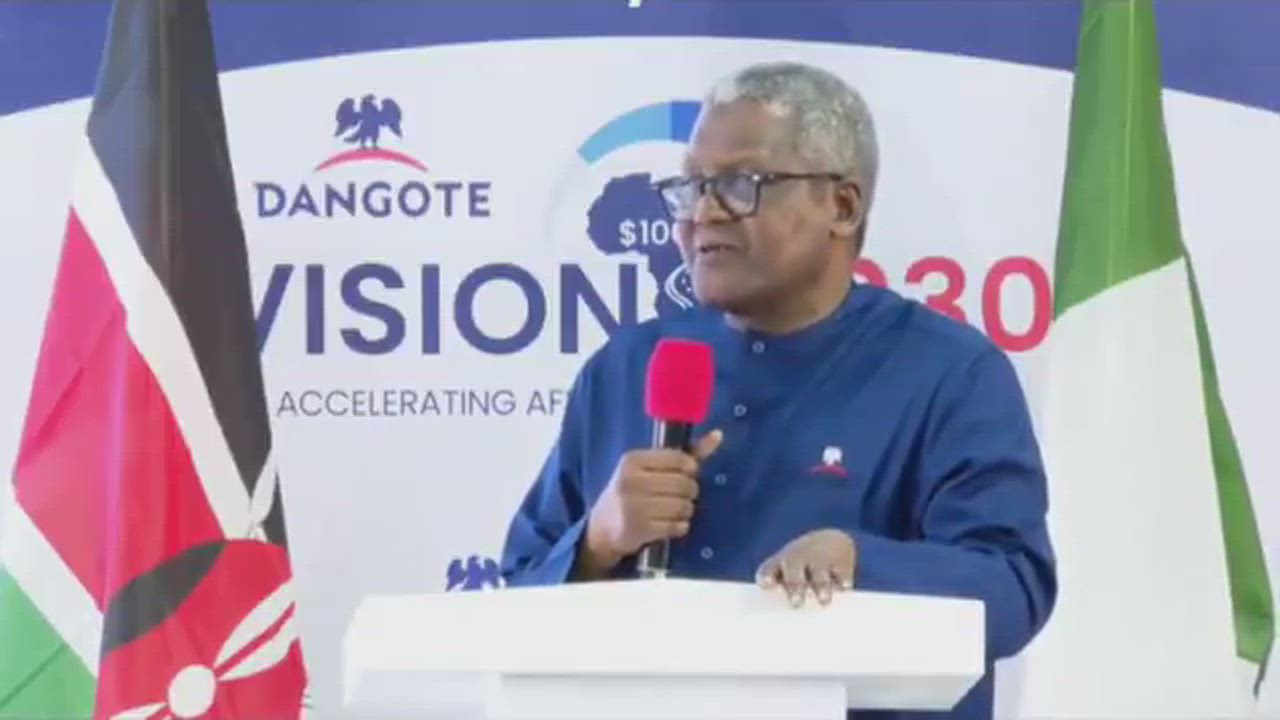 Africa’s richest man just flipped the switch on Kenya’s future! 

Aliko Dangote has spoken: The Lamu...