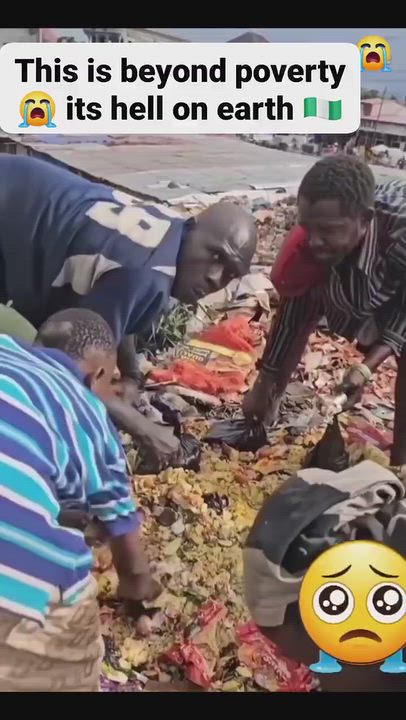Nigerians now feed from thr leftover at event centers....sad 😳
