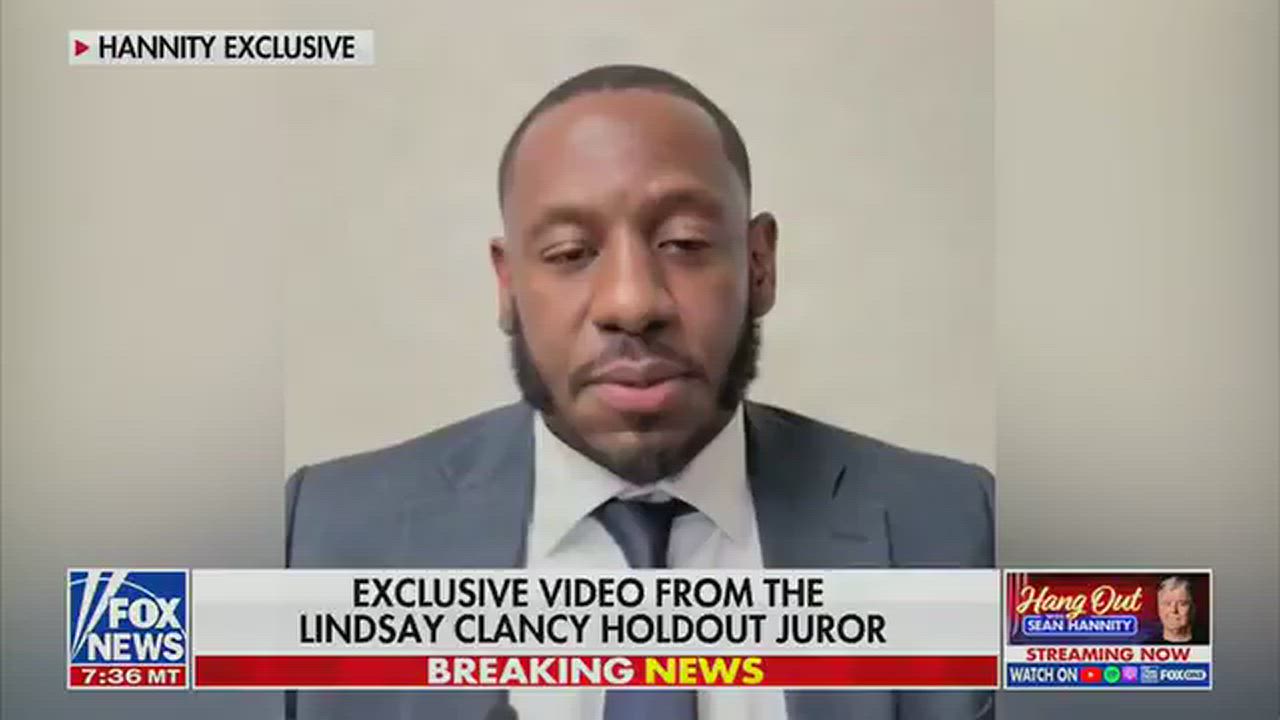 The lone Lindsay Clancy juror, Michael Desronvil, has broken his silence with an emotional statement...