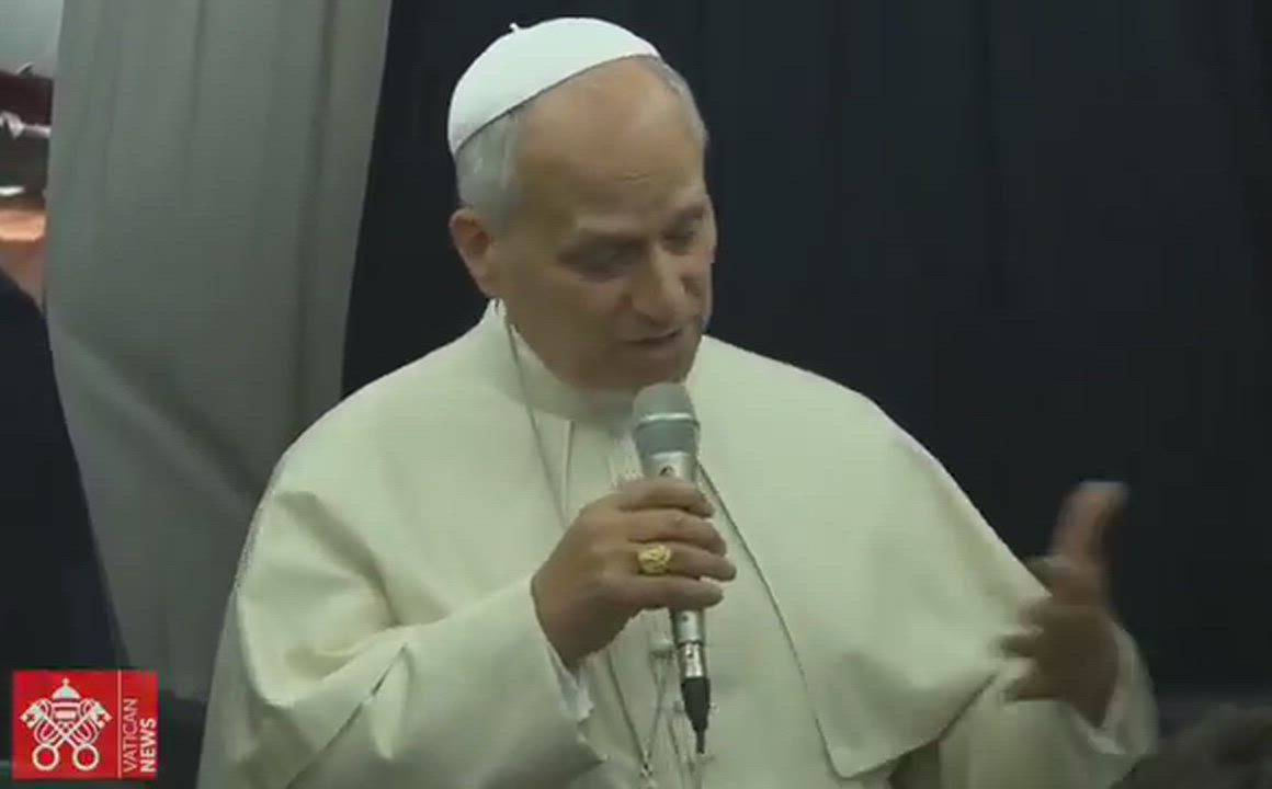 Reporter: “Did you cross the line between Church and State?”
Pope Leo XIV: “I came to preach the Gos...