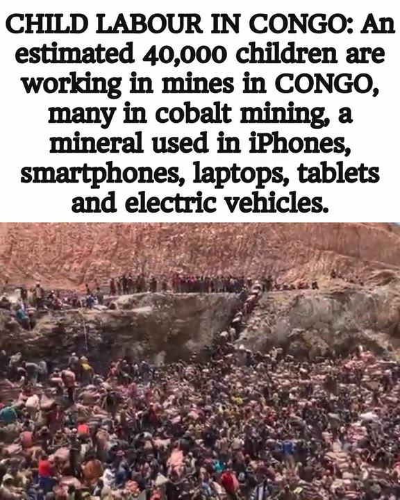CHILD LABOUR IN CONGO. 

Child labour is inappropriate, it's a callous act.

#Saynotochildlabour #Hu...