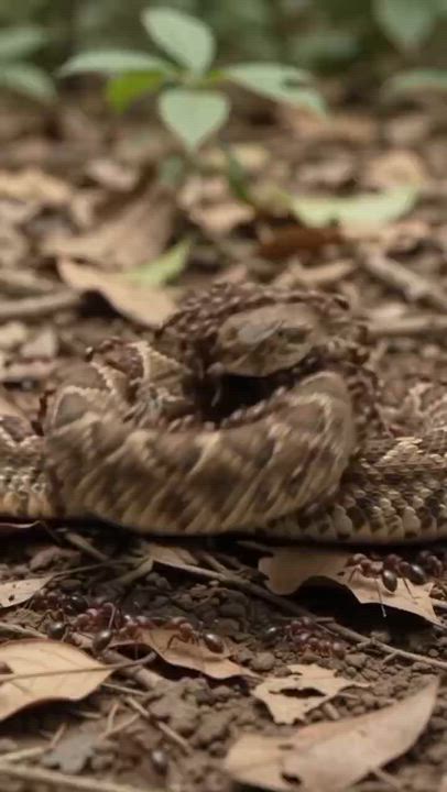 The Rattlesnake Entered the Wrong Territory… Now They’re Everywhere!

A rattlesnake entered the terr...