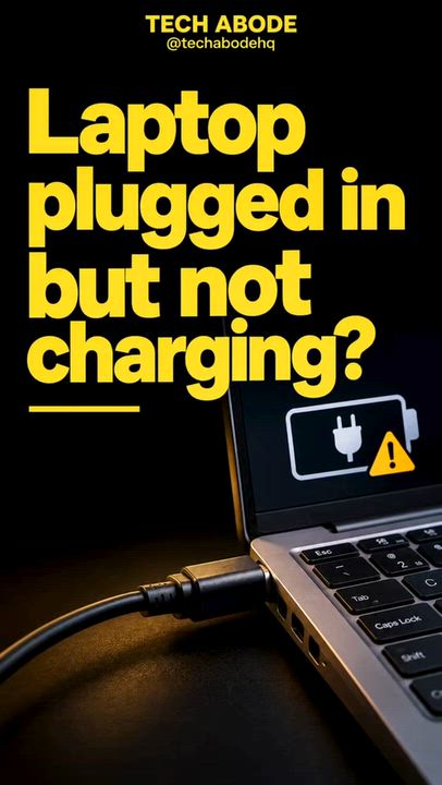 🔌💻 Laptop plugged in but not charging? Don’t panic!

Before replacing your battery, try these 5 si...